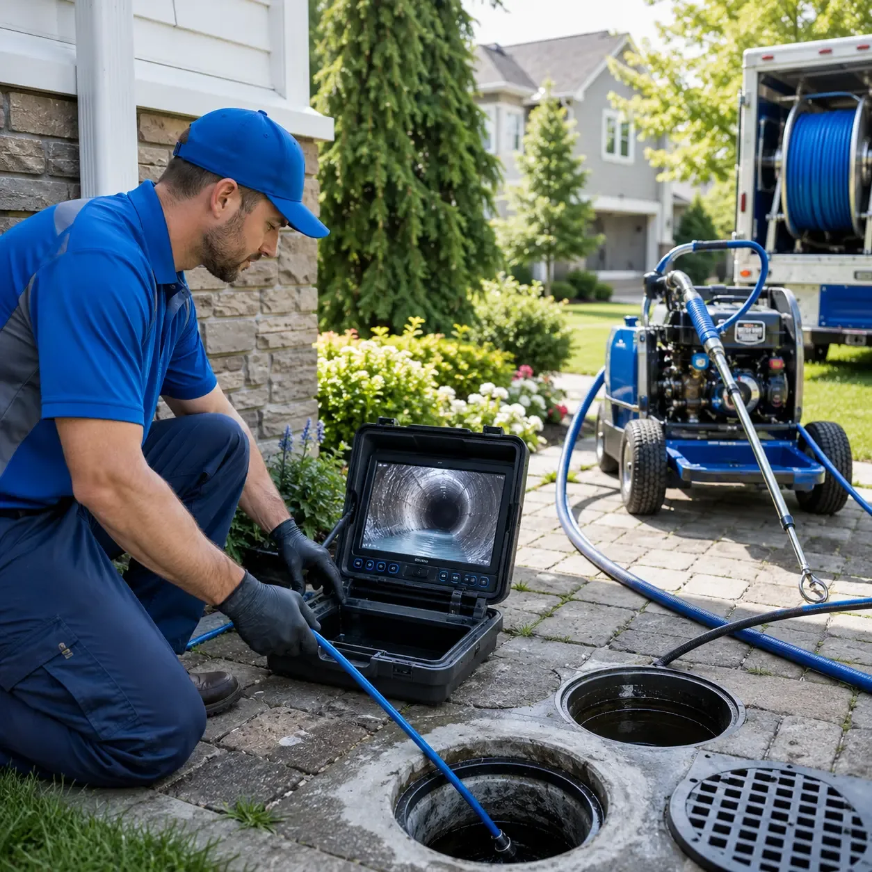 Outdoor drain cleaning professionals serving Gladstone, MI