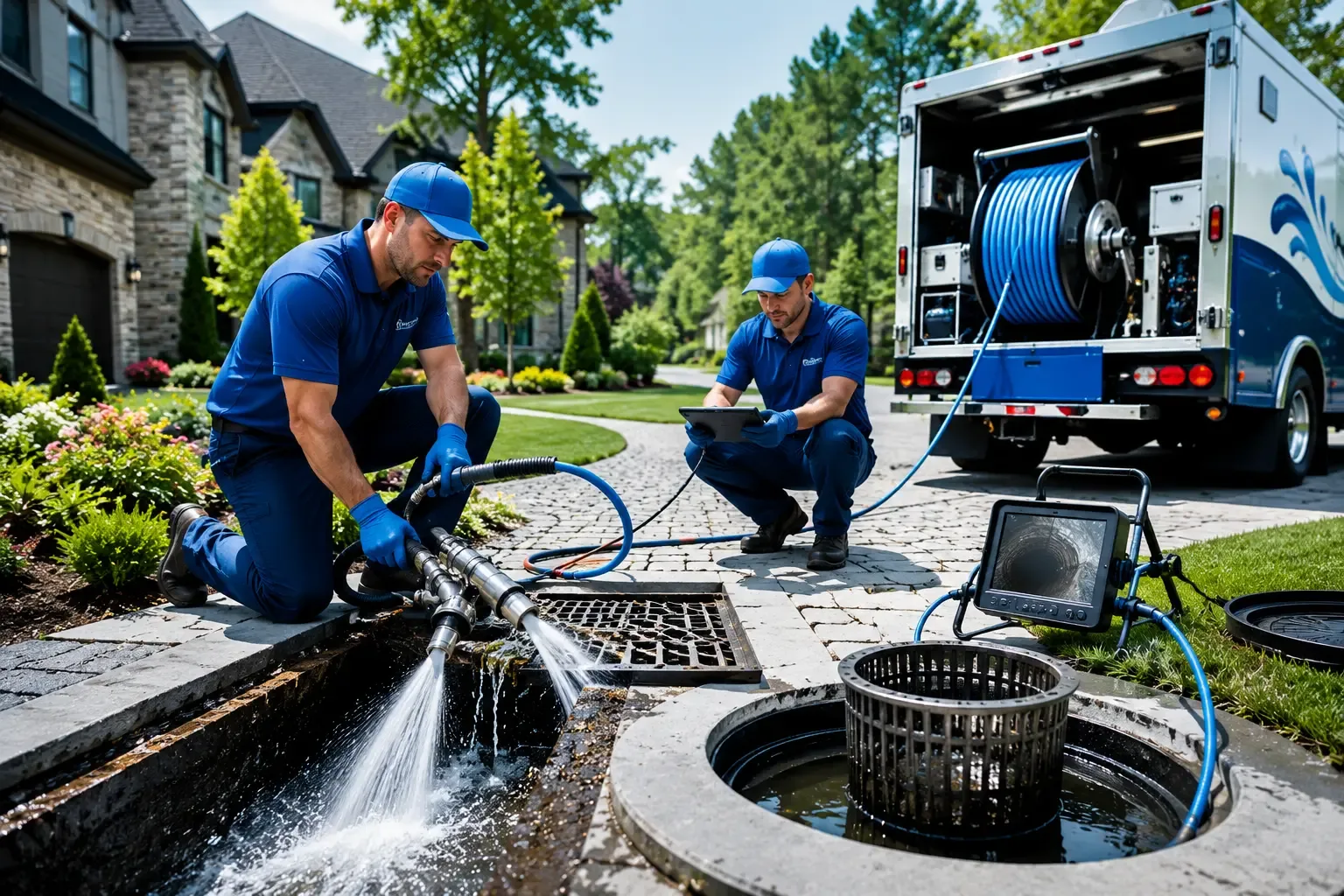 Local outdoor drain cleaning professionals in Gladstone, MI